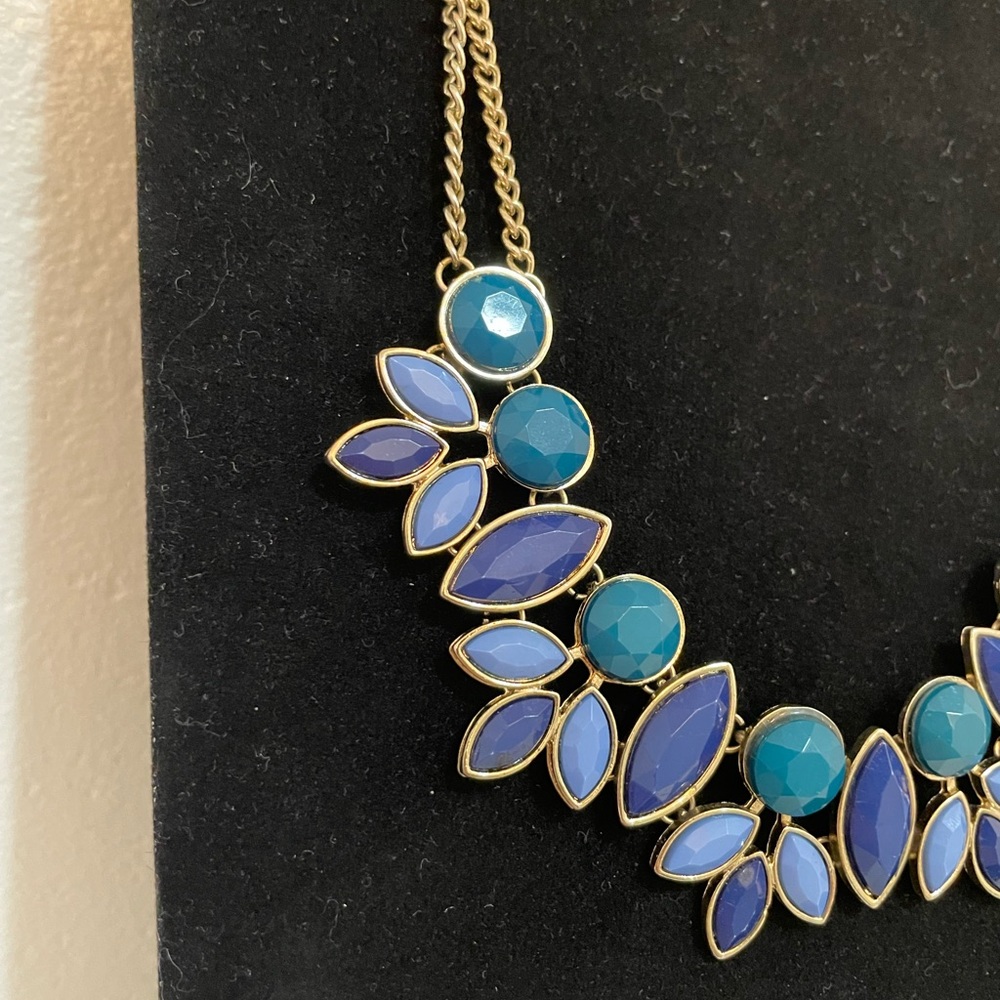 Leaf Statement Necklace - image 2